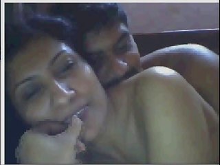 Indian housewife having fun with teenager on cam part II